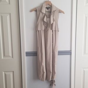 NWT Banana Republic khaki belted trench dress